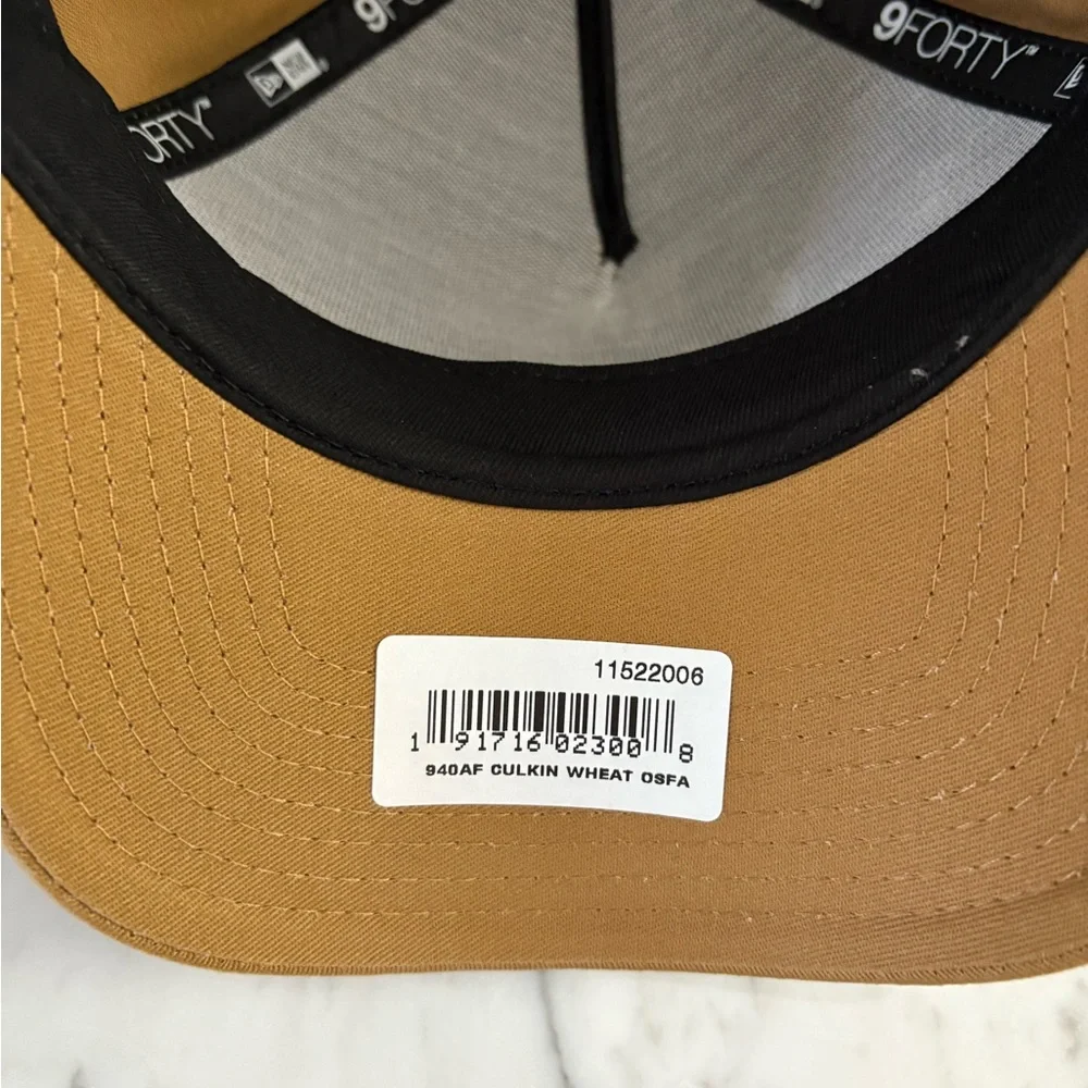 Era X Culture Kings A-Frame Snapback in Wheat/Black - Picture 6 of 7